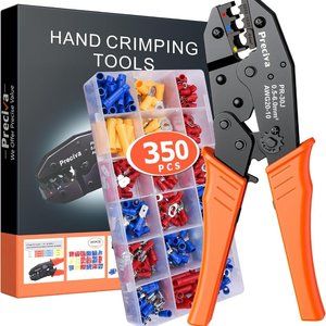 Wire Terminals Crimping Tool Kit, Preciva AWG20-10/0.5-6mm²Insulated Ratcheting